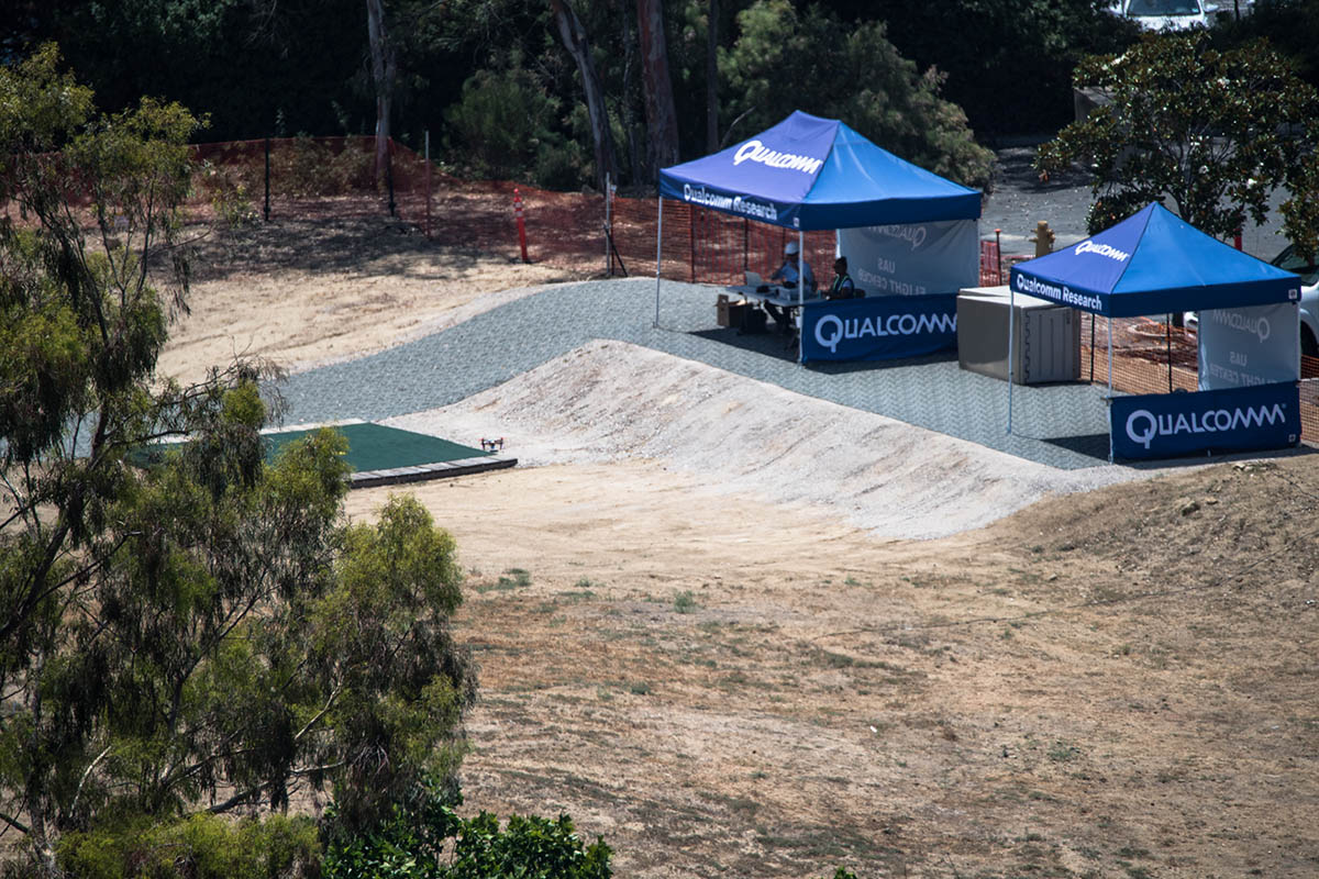 Part of Qualcomm's UAS connectivity testing. Photo: Qualcomm Part of Qualcomm's UAS connectivity testing. Photo: Qualcomm