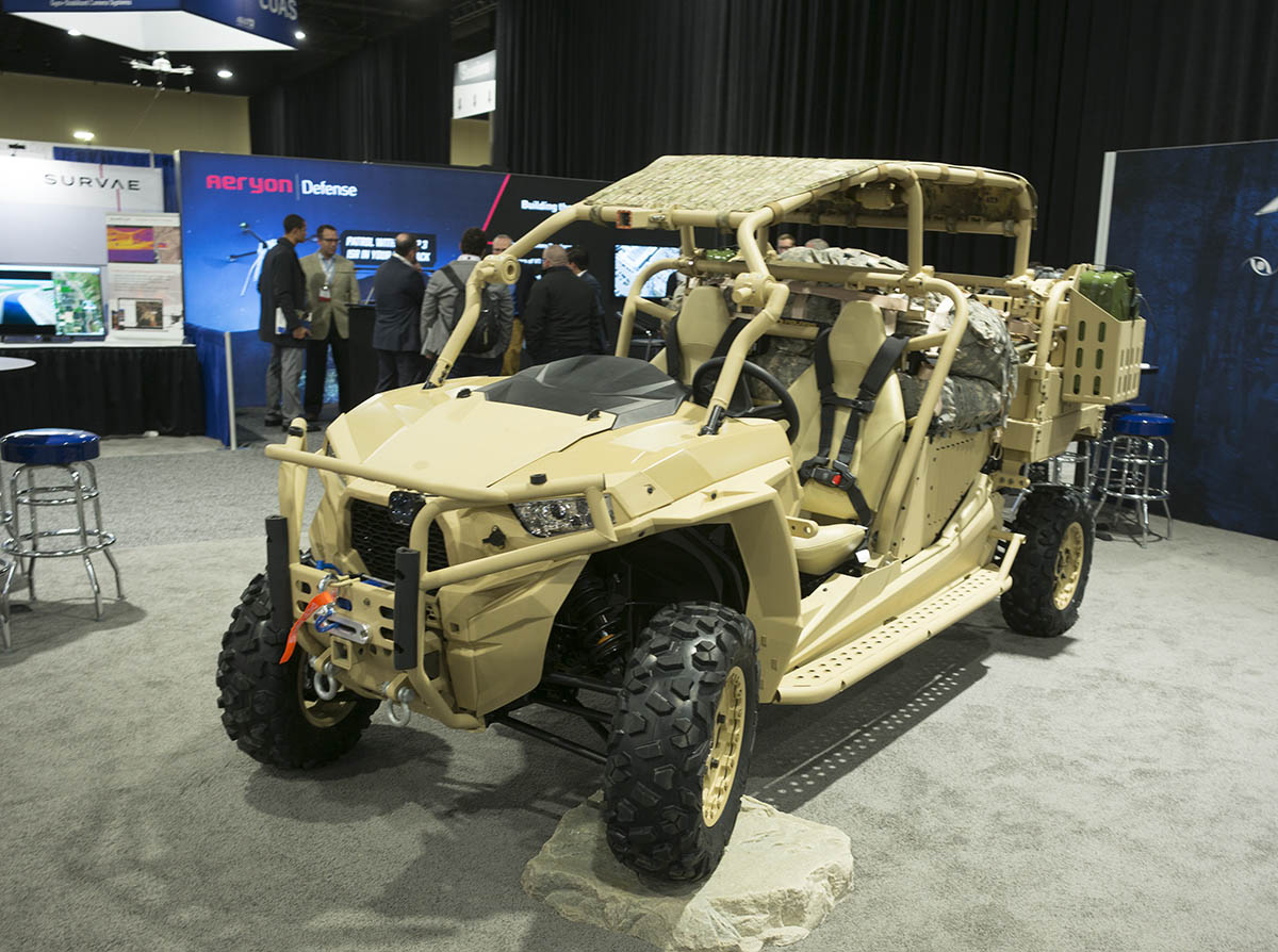 Team Polaris' MRZR X ground vehicle. Photo: AUVSI