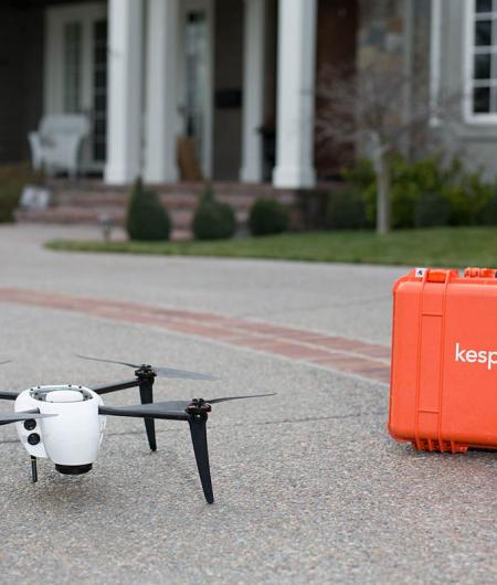 A Kespry drone kit for insurance flights. Photo: Kespry