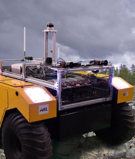 The U.S. Army will test software for off-road UGV driving on a Warthog UGV. Photo: Jim Nelson/Army Research Laboratory