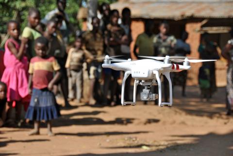 UNICEF is seeking humanitarian drone projects. Photo: UNICEF