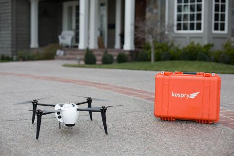 A Kespry drone kit for insurance flights. Photo: Kespry
