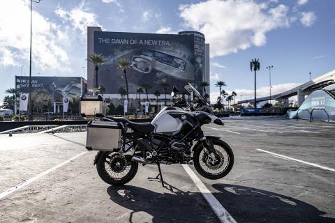 BMW's self-driving R 1200 GS motorcycle. Photo: BMW