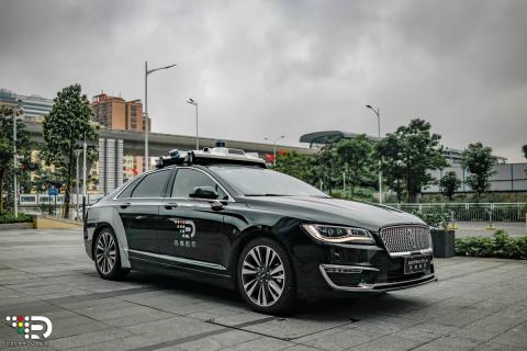 DeepRoute's self-driving car. Photo: PRNewswire