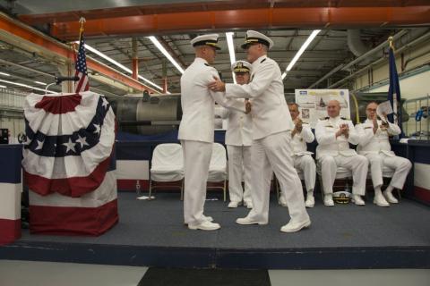 The Navy turns over command of DEVRON 5 and sets up UUVRON 1. Photo: U.S. Navy The Navy turns over command of DEVRON 5 and sets up UUVRON 1. Photo: U.S. Navy
