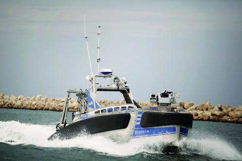 Elbit Systems' Seagull USV, photo courtesy of Elbit Systems.