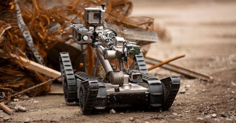 FLIR Systems Packbot UGV in an urban environment. Photo: FLIR Systems
