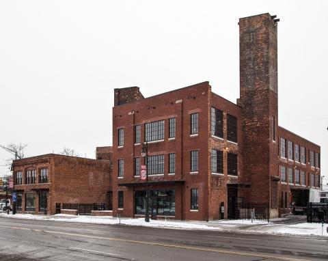 Ford will locate its autonomous vehicle and electric vehicle business and strategy teams in a 45,000-square-foot historic former factory in Detroit’s Corktown neighborhood. Photo: Ford.