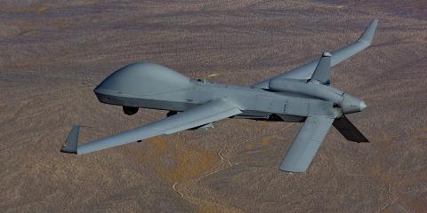 GA-ASI's MQ-1C ER Gray Eagle Extended Range (GE-ER) UAS. Photo: GA-ASI