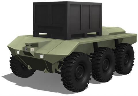 Horiba Mira's VIKING UGV. Photo: Horiba Mira