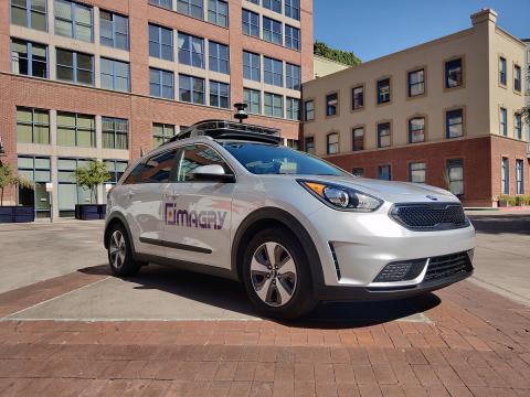 Imagry Autonomous Test Vehicle: Photo: Imagry