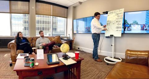 FIRST iZ and KnackForge during their first meeting. Photo: FIRST iZ