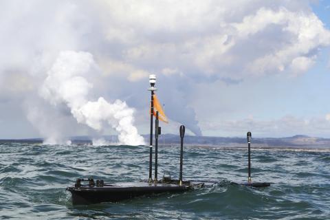 Liquid Robotics' Wave Glider USV. Photo: Wave Glider.