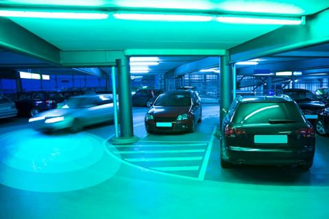 MIT tested ShadowCam in a parking garage. Photo: MIT
