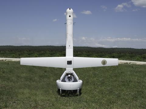 MartinUAV will incorporate Persistent Systems' Wave Relay Mobile Ad Hoc Network (MANET) technology into the V-BAT, a small vertical takeoff-and-land (VTOL) UAS. Photo: Persistent Systems