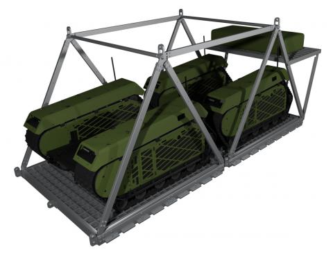 A Milrem vehicle. Photo courtesy of IrvinGQ