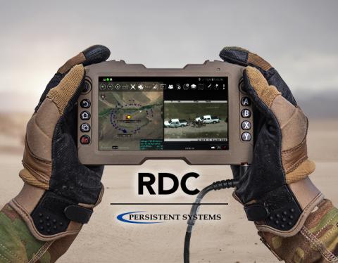 Persistent Systems has unveiled the new Rugged Display and Controller (RDC) for the MPU5 mobile ad hoc networking (MANET) device. Photo: Persistent Systems