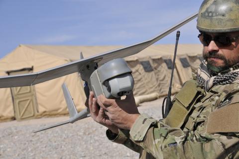 AeroVironment's Raven B Gimbal. Photo courtesy of AeroVironment, Inc.