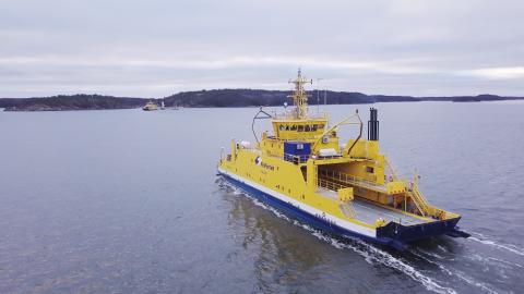 Rolls-Royce and ferry operator Finferries have announced that they have successfully demonstrated the world’s first fully autonomous ferry in the archipelago south of the city of Turku, Finland. Photo: Rolls-Royce