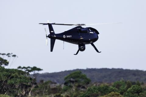 Schiebel's has successfully demonstrated the heavy fuel variant of the CAMCOPTER S-100 UAS. Photo: Schiebel