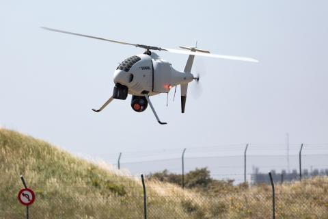 From June 21 to July 1, Schiebel “effectively demonstrated” the search and rescue and maritime surveillance capabilities of its Camcopter S-100 UAS to the Belgian Navy. Photo: SCHIEBEL