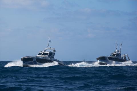 Seagull USVs. Photo: Elbit Systems