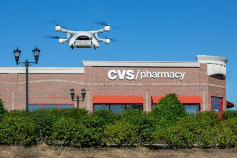 UPS Flight Forward and CVS drone delivery. Photo: UPS