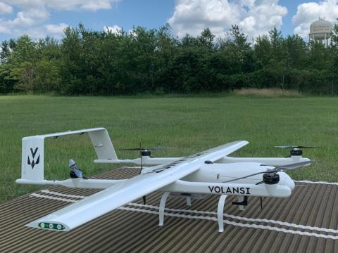 Volansi's VOLY C10- Gen 2 UAS. Photo: Volansi
